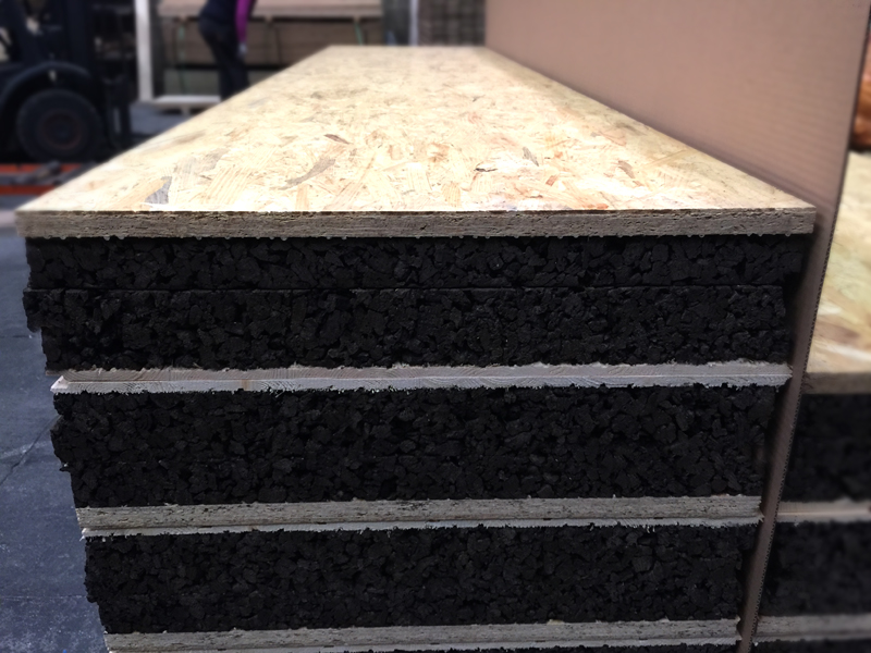 Aislante exterior con paneles de corcho